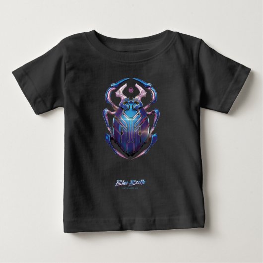 T-shirt Pour Bébé Affiche théâtrale Blue Beetle Scarab (Devant)