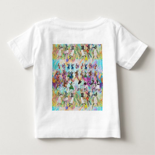 T-shirt Pour Bébé African Feast: Rhythms of Unity (Dos)