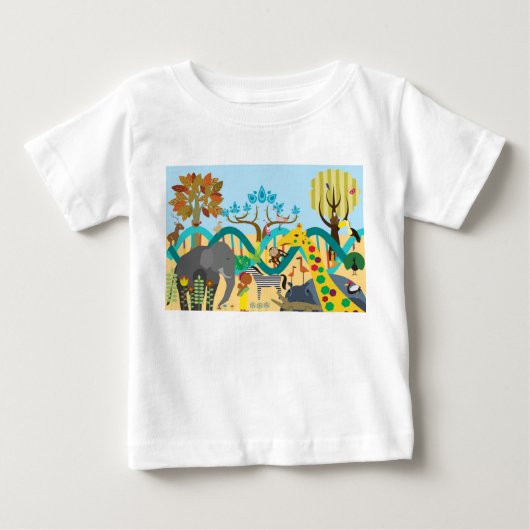 T-shirt Pour Bébé Afrique (Devant)