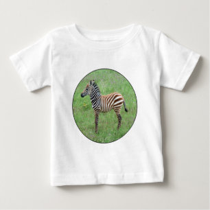 T-shirt Pour Bébé Afrique Ngorongoro Baby Zebra