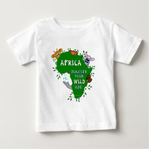 T-shirt Pour Bébé Afrique sauvage