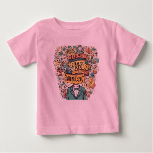 T-shirt Pour Bébé Afro Boho Queen - Artiste coloré