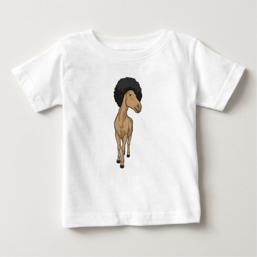T-shirt Pour Bébé Afro chevalin (Devant)
