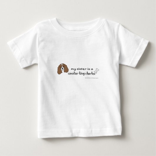 T-shirt Pour Bébé ag5 cavalier roi charles spaniel (Devant)