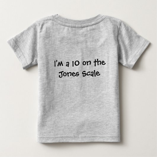 T-shirt Pour Bébé Agent junior (Dos)