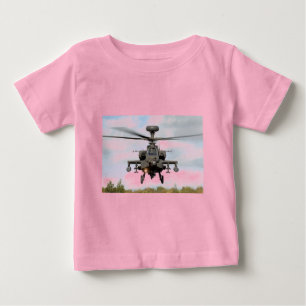 T-shirt Pour Bébé ah 64 apache longbow hélicoptère militaire