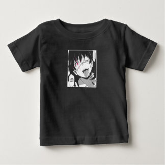 T-shirt Pour Bébé Ahegao T Shirt nurse costume face Anime Funny