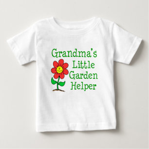 T-shirt Pour Bébé Aide au jardin de grand-mère