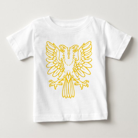 T-shirt Pour Bébé Aigle à deux têtes - Ambre (Devant)