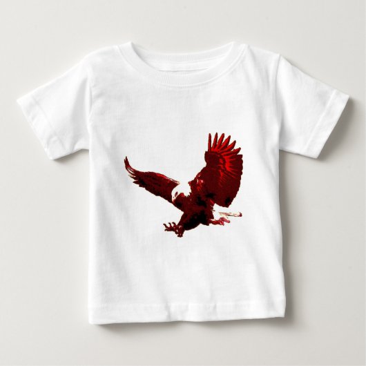 T-shirt Pour Bébé Aigle d'atterrissage - Aigle en vol (Devant)
