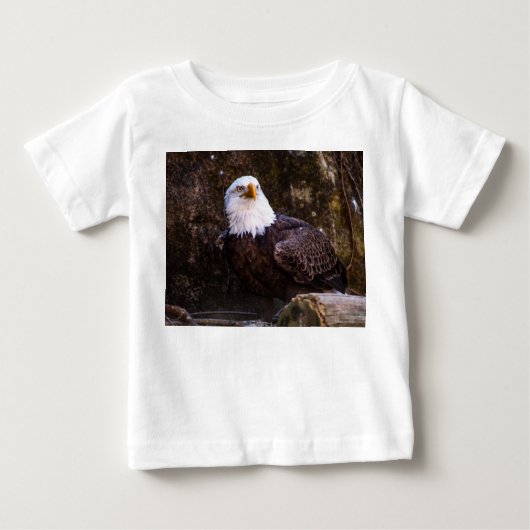 T-shirt Pour Bébé Aigle de Bald (Devant)