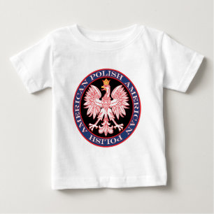 T-shirt Pour Bébé Aigle polaire polonaise américaine