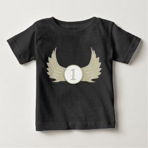 T-shirt Pour Bébé Ailes (âge 1) - T-shirt  Bébé jersey fin