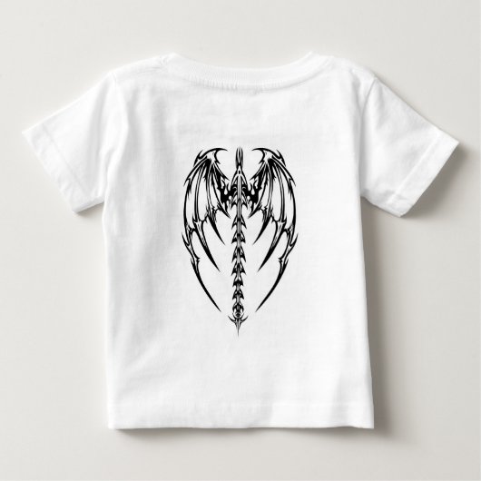 T-shirt Pour Bébé Ailes de dragon (Dos)