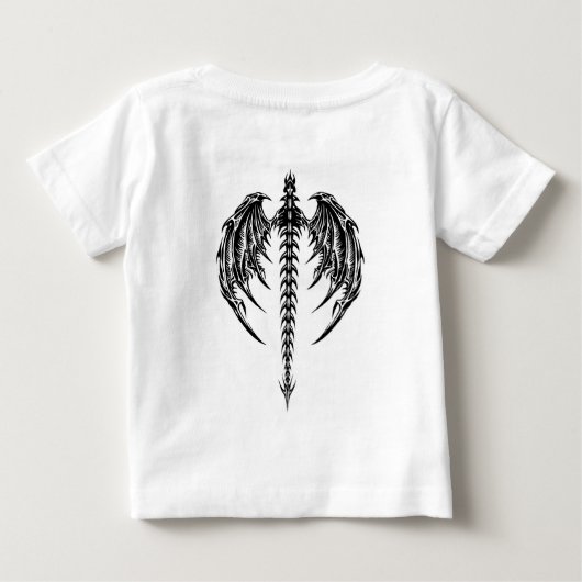 T-shirt Pour Bébé Ailes de dragon (Dos)
