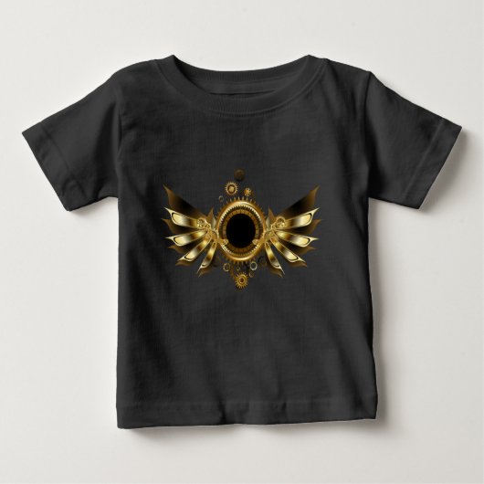 T-shirt Pour Bébé Ailes de Steampunk (Devant)