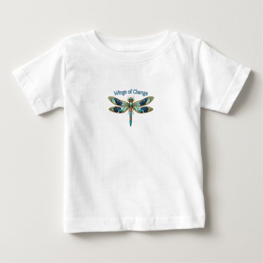 T-shirt Pour Bébé Ailes du Changement (Devant)
