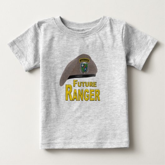 T-shirt Pour Bébé Aimable Futur Ranger Beret (Devant)