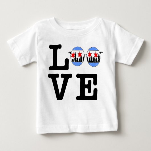 T-shirt Pour Bébé Aimer chicaGOggles chemise bébé (Devant)