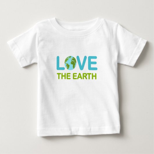 T-shirt Pour Bébé Aimer le Jour des terres de la Terre (Devant)