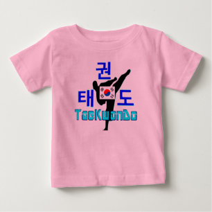 T-shirt Pour Bébé ☯ Aimer ✔ Martial Coréen-TaeKwonDo Baby Tutu