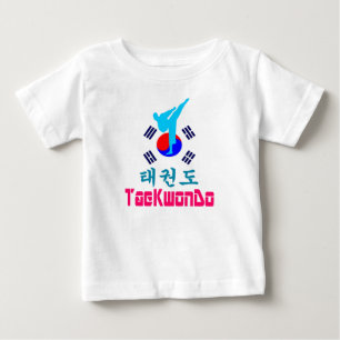 T-shirt Pour Bébé ☯ Aimer ✔ Martial Coréen-TaeKwonDo fabuleux