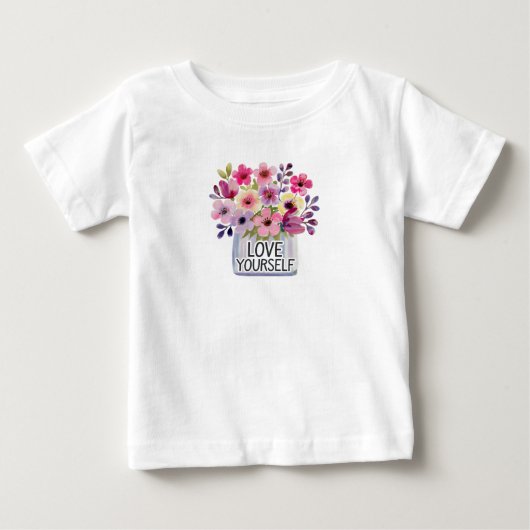 T-shirt Pour Bébé Aimez-vous (Devant)