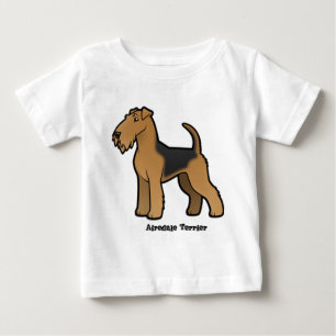 T-shirt Pour Bébé airedale terrier