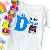 T-shirt Pour Bébé Ajouter votre nom Baby Boy Letter est pour nom