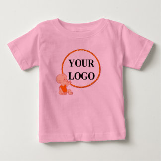 T-shirt Pour Bébé AJOUTEZ VOTRE LOGO ICI Pour Enfants Bébé Fille 1er