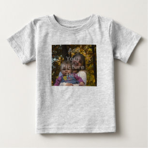 T-shirt Pour Bébé Ajoutez votre propre T-shirt de bébé de photo