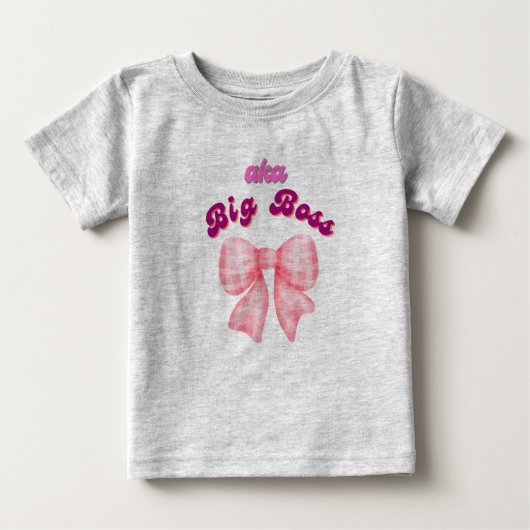 T-shirt Pour Bébé Aka Big Boss (Devant)