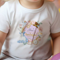 Alice à Onederland, Fille 1er anniversaire Bébé T-