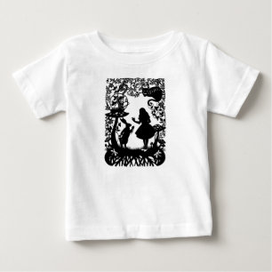 T-shirt Pour Bébé Alice au pays des merveilles