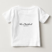 T-shirt Pour Bébé Alice au pays des merveilles Longue Manche Toddler (Dos)