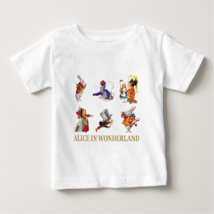 T-shirt Pour Bébé Alice et ses amis au pays des merveilles
