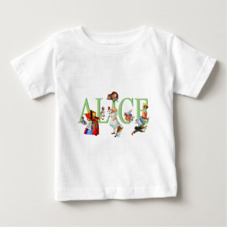 T-SHIRT POUR BÉBÉ ALICE IN WONDERLAND & AMIS