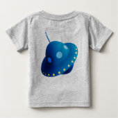 T-shirt Pour Bébé Alien et UFO (Dos)