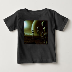 T-shirt Pour Bébé ALIENS gris SF 1