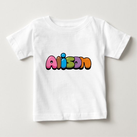 T-shirt Pour Bébé Alison (Devant)