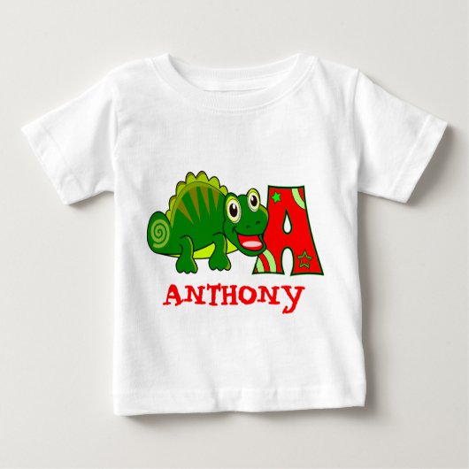 T-shirt Pour Bébé Alligator (Devant)
