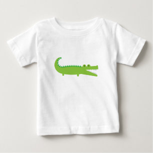 T-shirt Pour Bébé Alligator vert