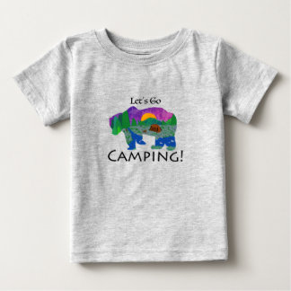 T-shirt Pour Bébé Allons camper