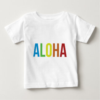T-shirt Pour Bébé Aloha Rainbow