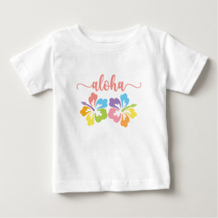 T-shirt Pour Bébé Aloha Summer Pastel