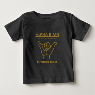 T-shirt Pour Bébé Alpha T-shirt de bébé de manganèse