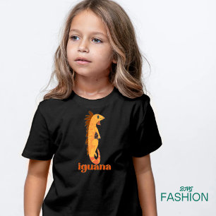 T-shirt Pour Bébé Alphabet animal I pour Iguana