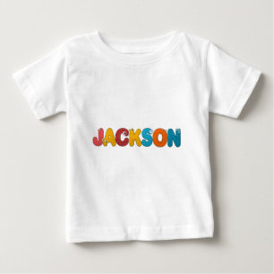 T-shirt Pour Bébé alphabet animal Jackson