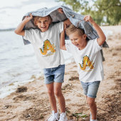 T-shirt Pour Bébé Alphabet des Animaux A pour Alligator
