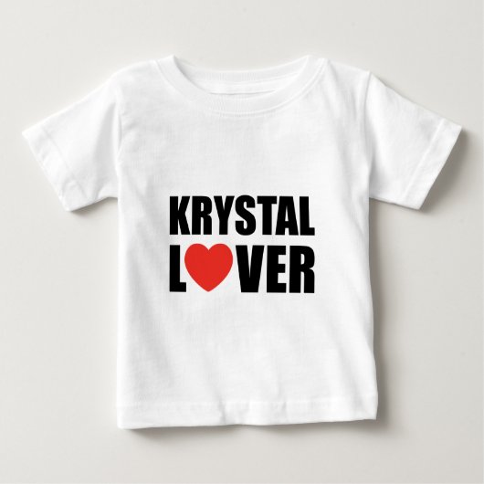 T-shirt Pour Bébé Amant de Krystal (Devant)